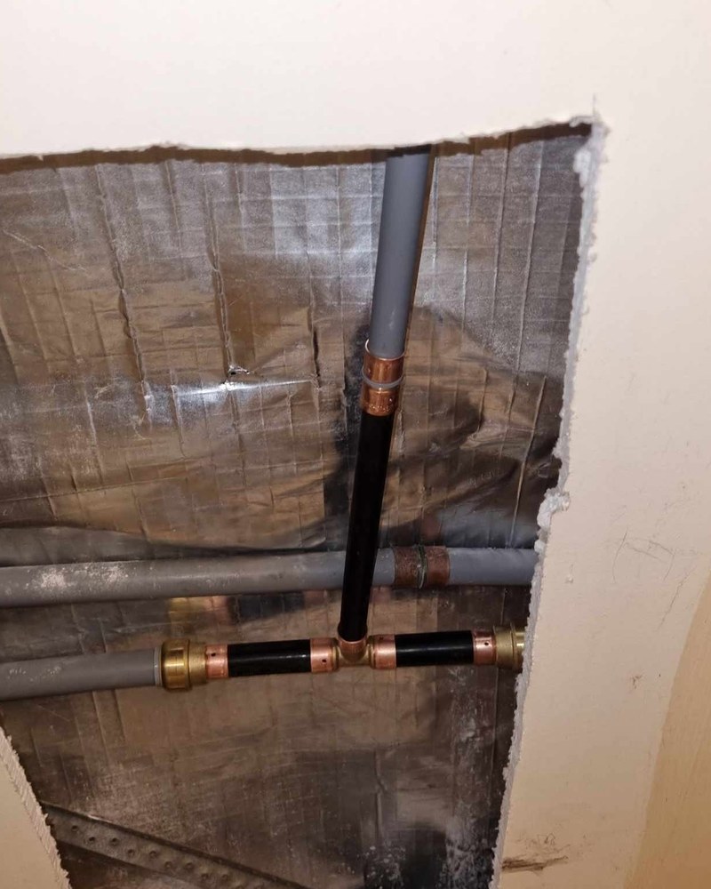 Pipework In A Wall Cavity — Kerfoot Plumbing