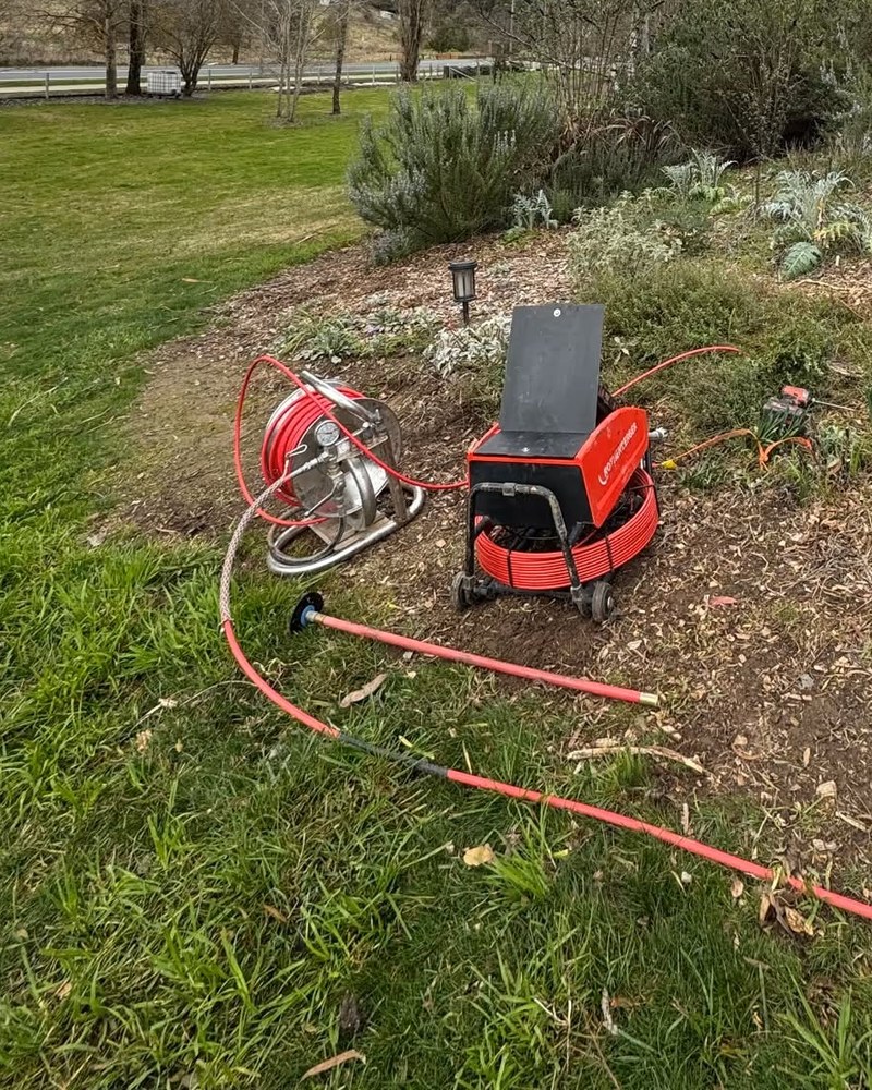 Drain Machine On A Rural Block — Kerfoot Plumbing
